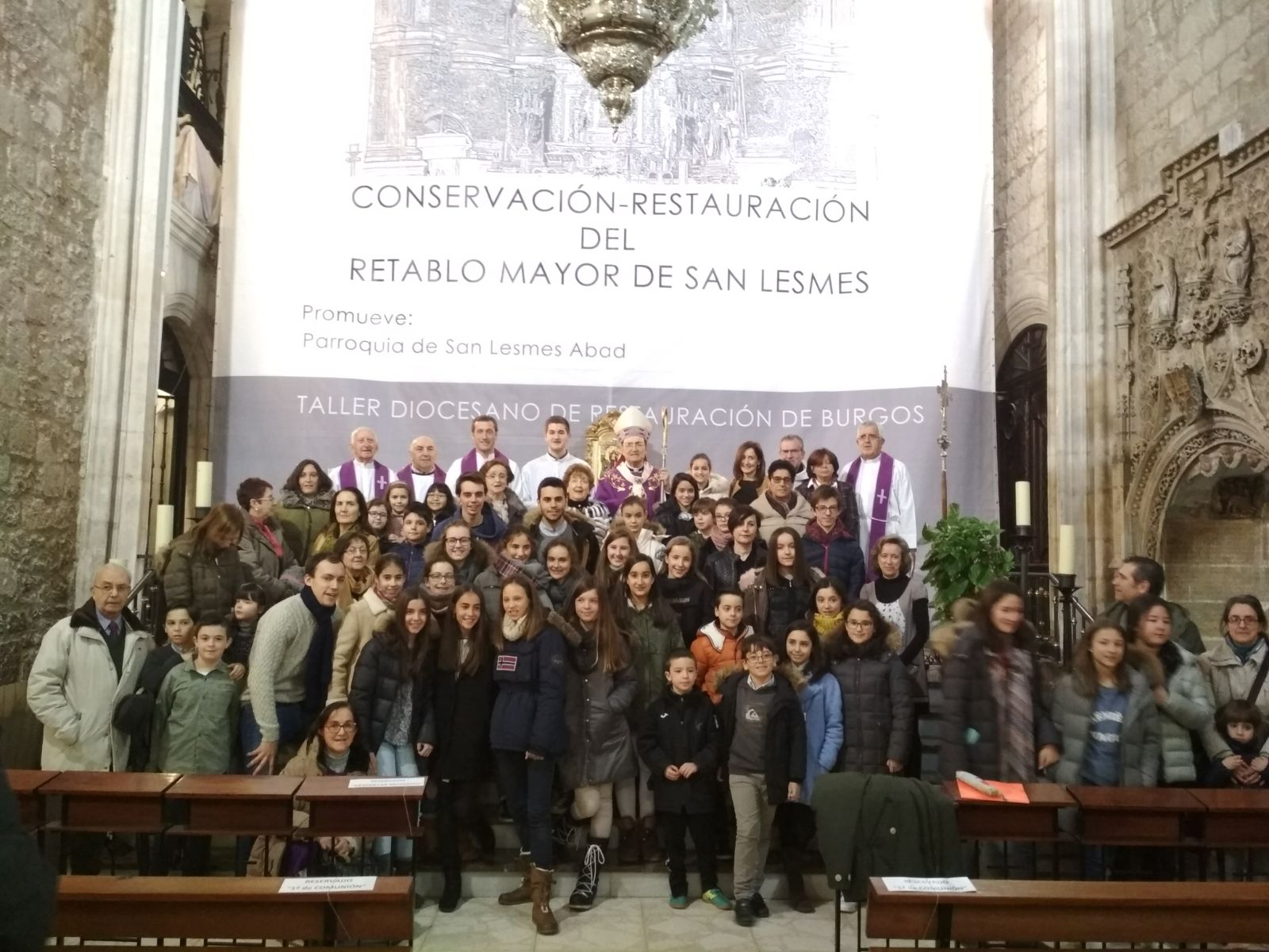 San Lesmes recibe la visita pastoral de don Fidel Herráez 1 san lesmes burgos 1