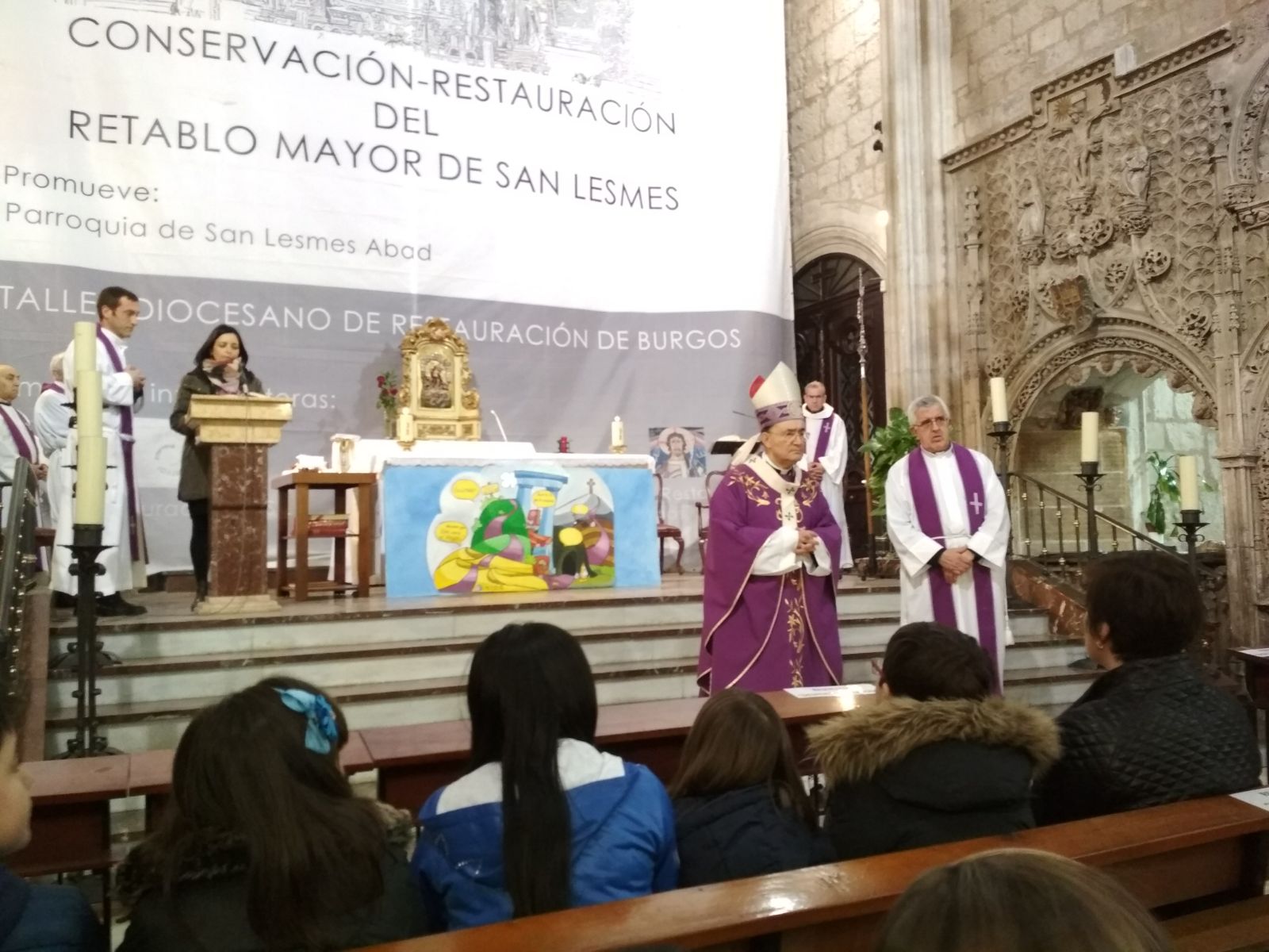 San Lesmes recibe la visita pastoral de don Fidel Herráez 2 san lesmes burgos 3