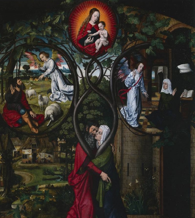 Un cuadro de la parroquia de San Llorente de Losa, presente en una exposición en Madrid 1 San llorente de Losa