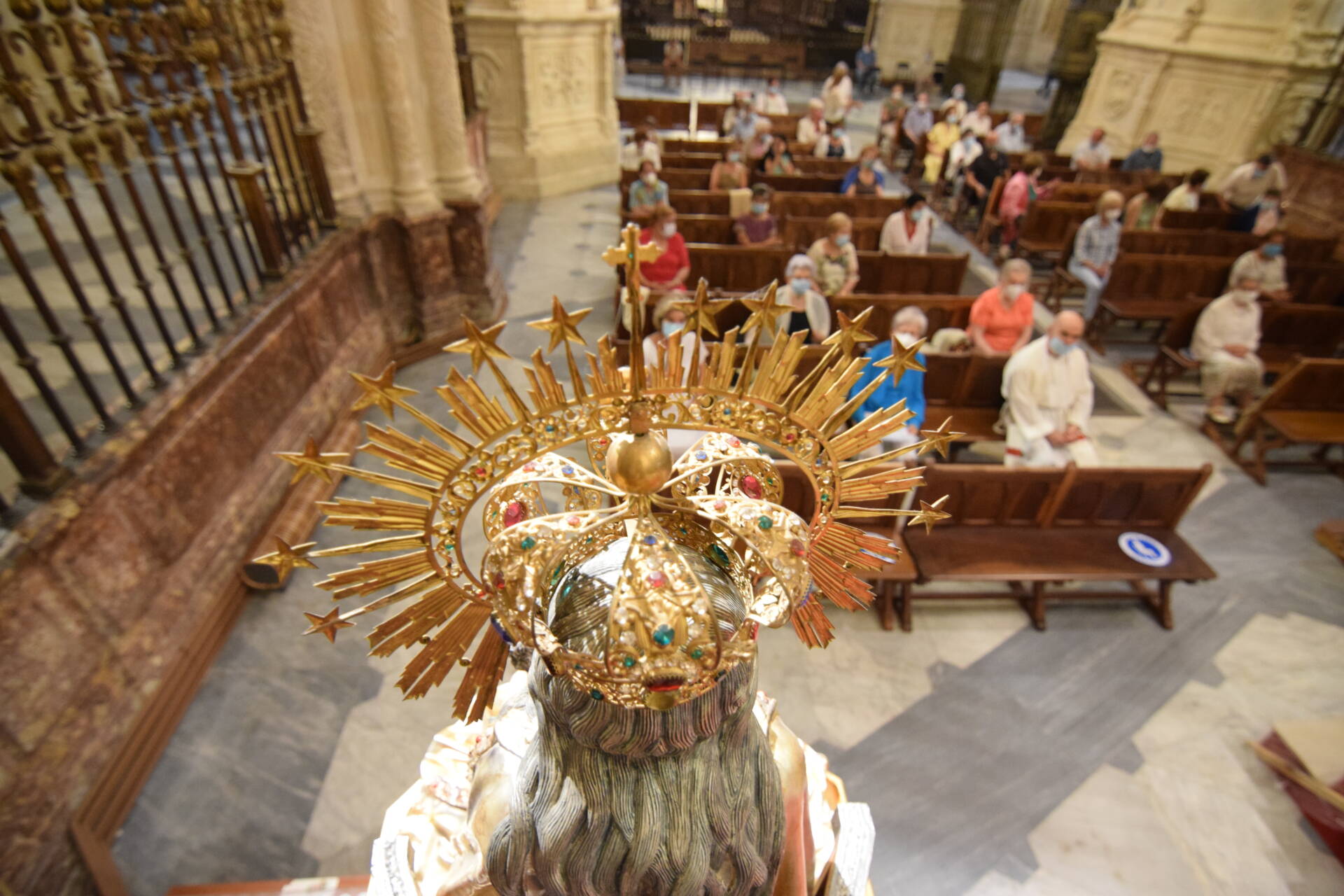 Una atípica festividad de Santa María la Mayor 2 santa maria la mayor pandemia_1