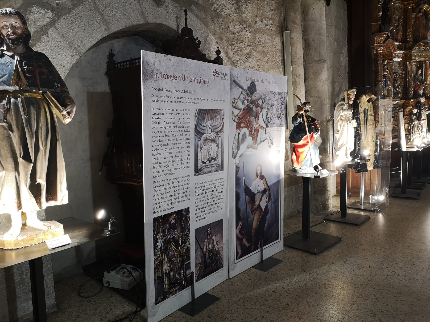La exposición ‘Santiago, el peregrino de Burgos’ llega a San Cosme y San Damián 2 santiago iglesia san cosme 2