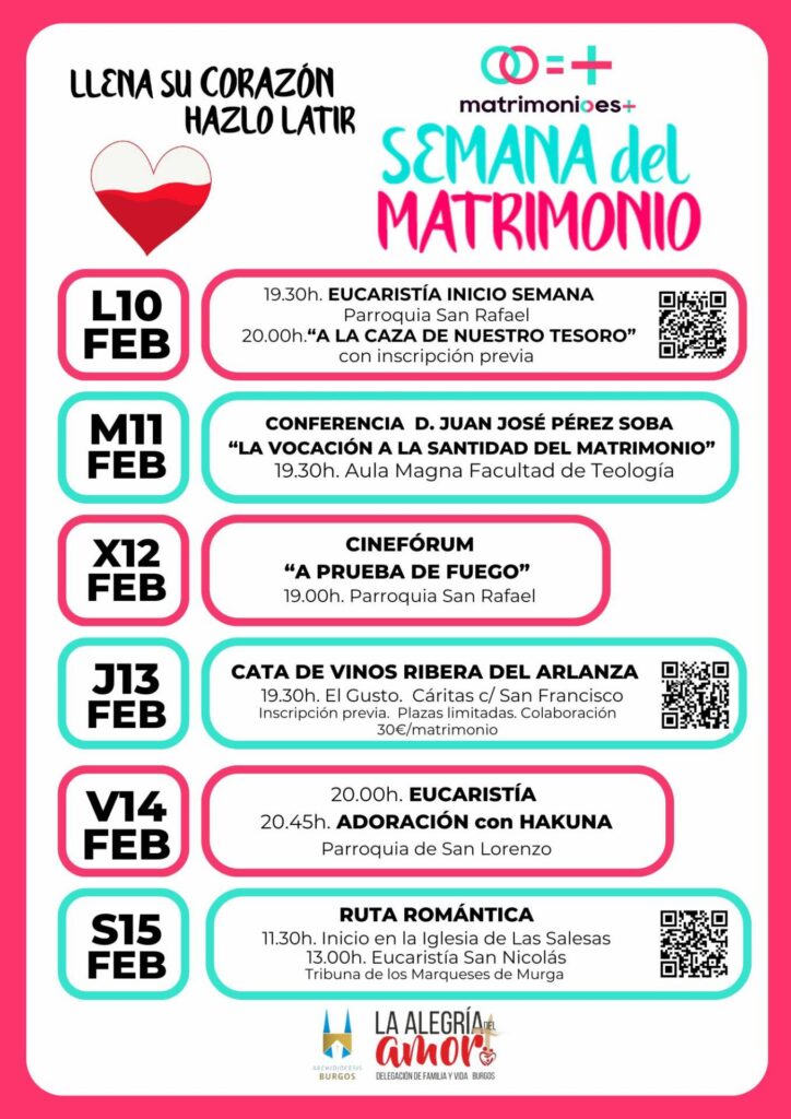 Encuentros, rutas románticas o catas de vino: una nueva edición de la Semana del Matrimonio 2 semana matrimonio burgos 25