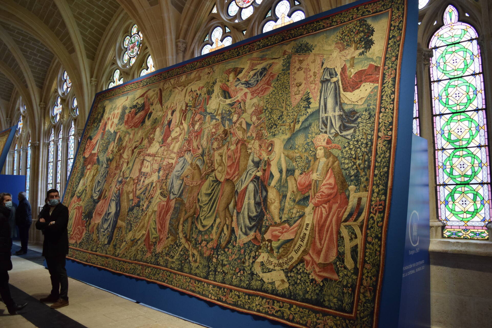 La Catedral exhibe algunos de sus cantorales y tapices más preciados 4 tapices cantorales catedral de burgos