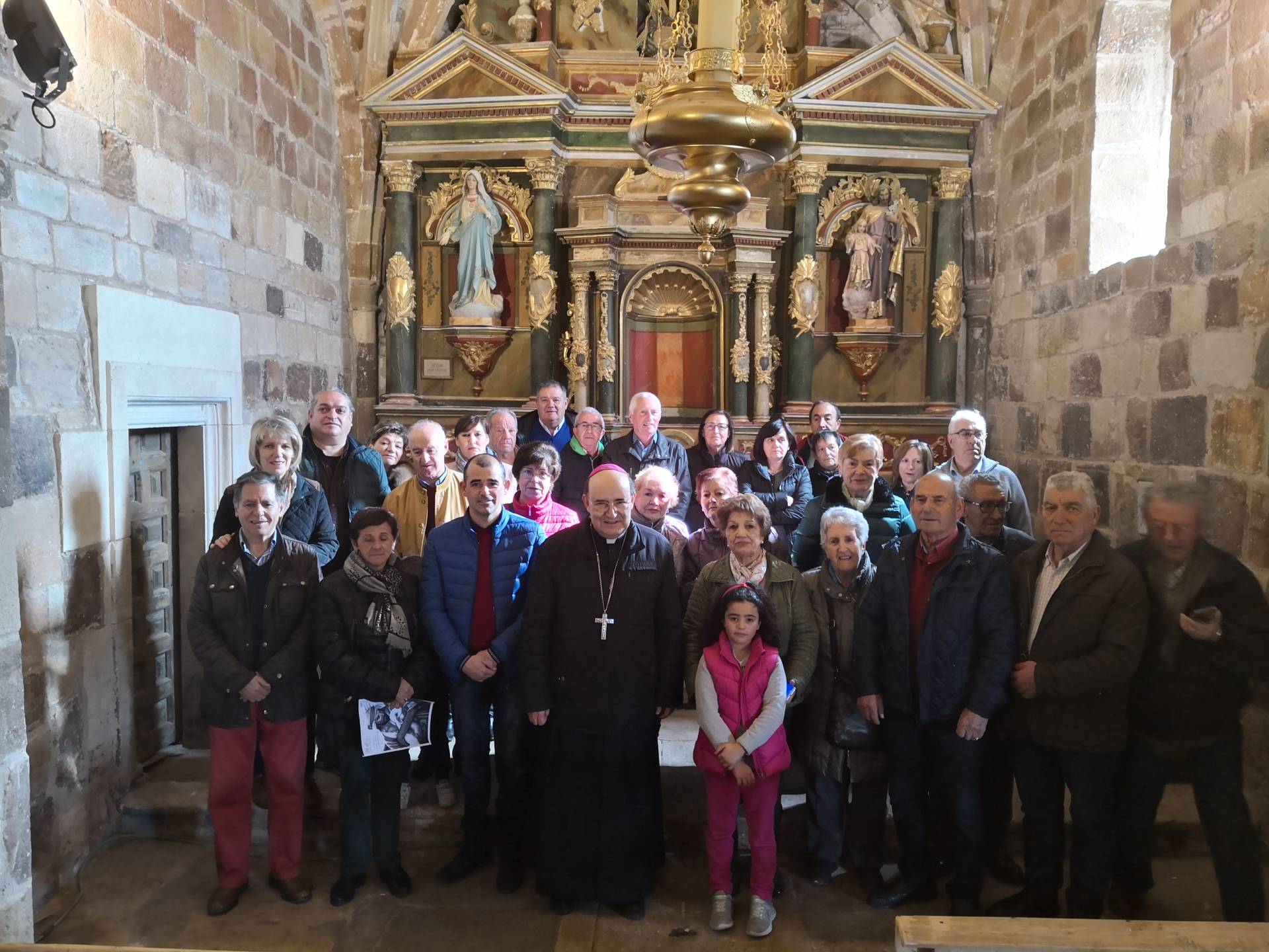 El arzobispo visita la Unidad Pastoral de Cardeñadijo 1 torrelara