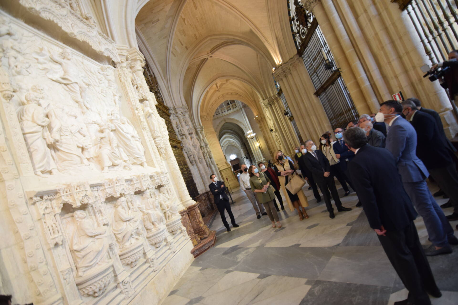 El Trasaltar de la Catedral de Burgos recupera todo su esplendor 6 Trasaltar catedral junta arzobispo restauración