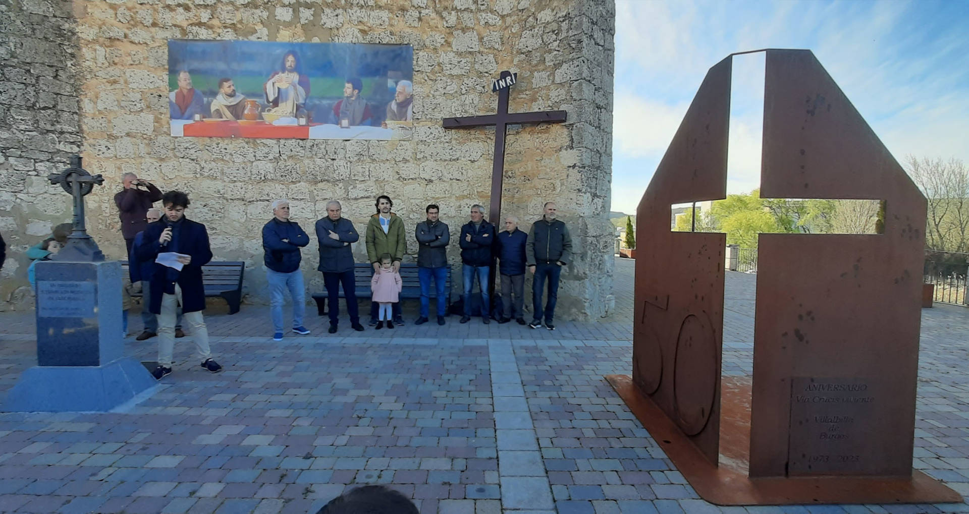 El Viacrucis viviente de Villalbilla de Burgos celebra su 50º aniversario 1 viacrucis 2