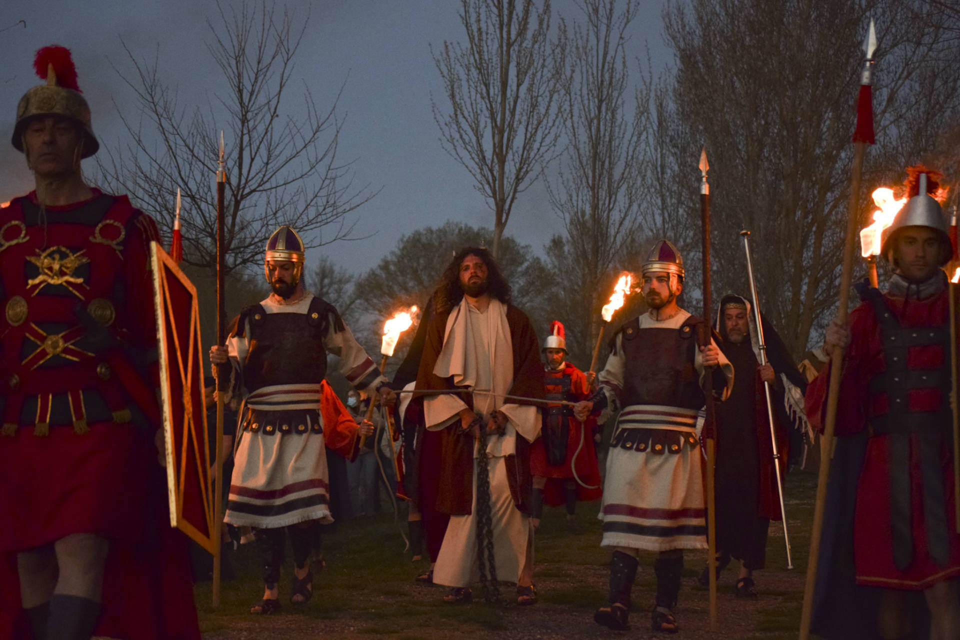 El Viacrucis viviente de Villalbilla de Burgos celebra su 50º aniversario 2 viacrucis 3