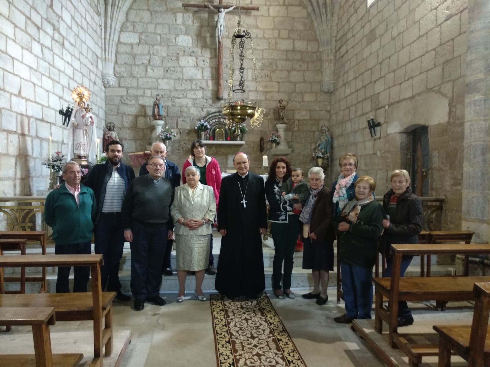 El arzobispo visita las parroquias de Villafría y Cótar 2 villafria burgos 2