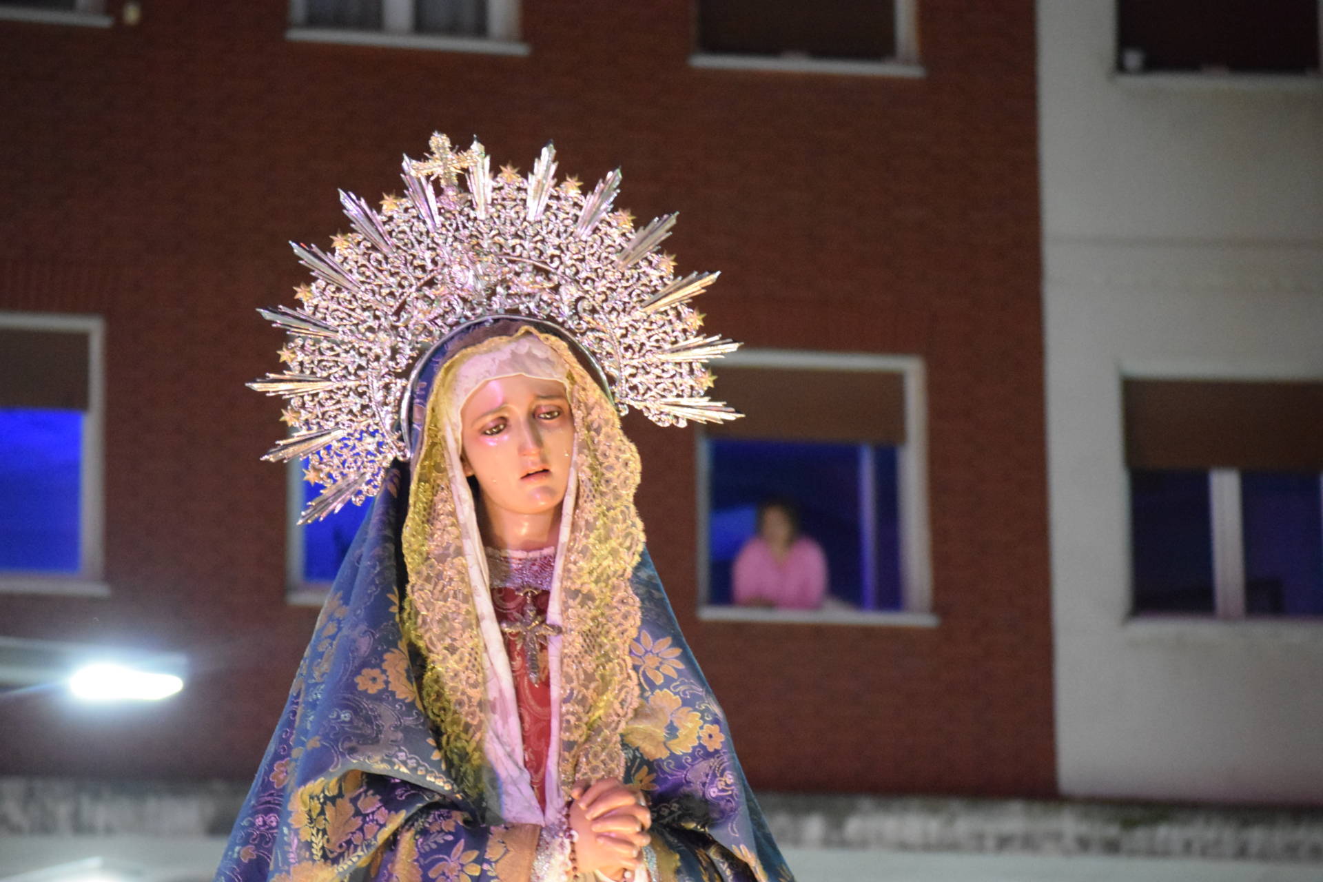 La Virgen de las Angustias atrae la mirada de los burgaleses 2 virgen de las angustias burgos