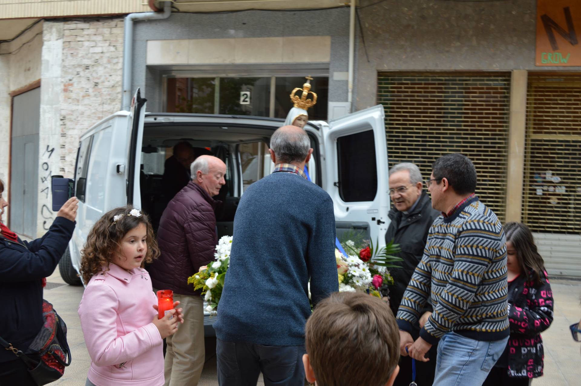 Miranda de Ebro recibe la imagen peregrina de la Virgen de Fátima 1 virgen fatima 2