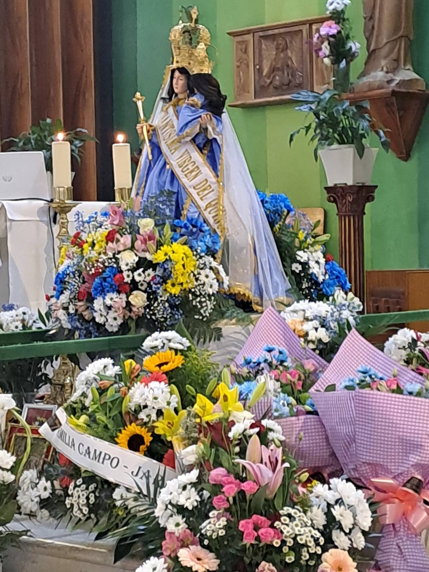 La comunidad ecuatoriana en Burgos celebra a la Virgen del Quinche 2 La comunidad ecuatoriana en Burgos celebra a la Virgen del Quinche
