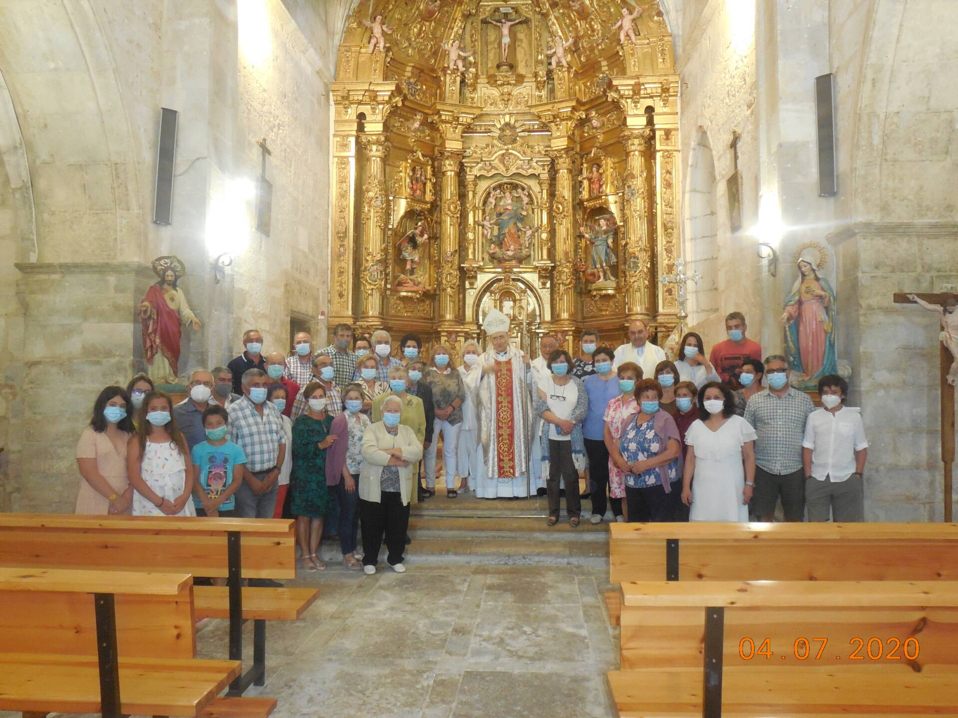 El arzobispo retoma su visita pastoral tras el estado de alarma 2 estado de alarma