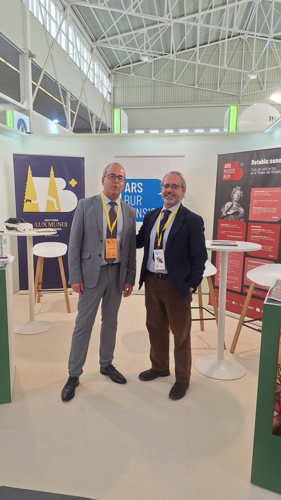 El stand de Ars Burgensis en AR-PA recibe la visita de las instituciones 2 visitas-ars-burgensis-ar-pa-2025_02